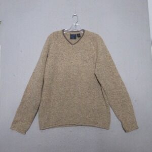 Vintage‎ American Eagle Sweater Men Medium Shetland Wool Academia Preppy Y2K 90s
